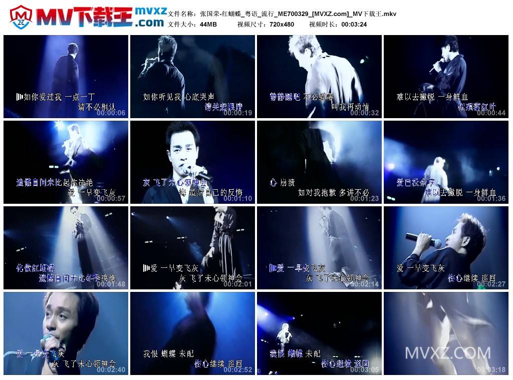 张国荣-红蝴蝶_粤语_流行_ME700329